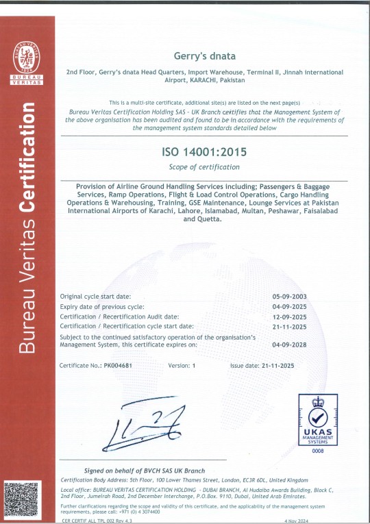 Environment Certification 1